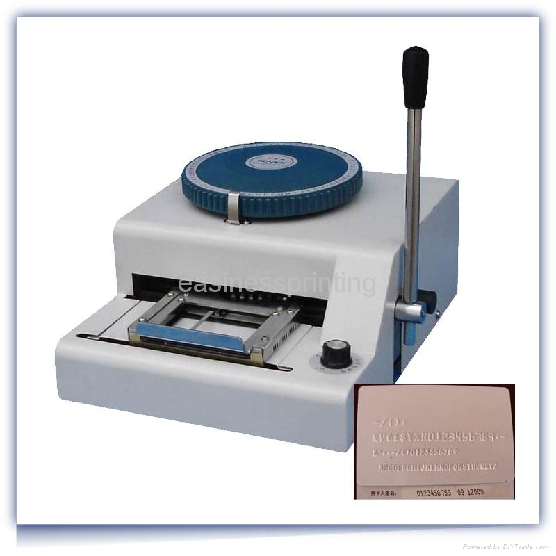 PVC card embossing machine YL68C Grandfon (China Manufacturer