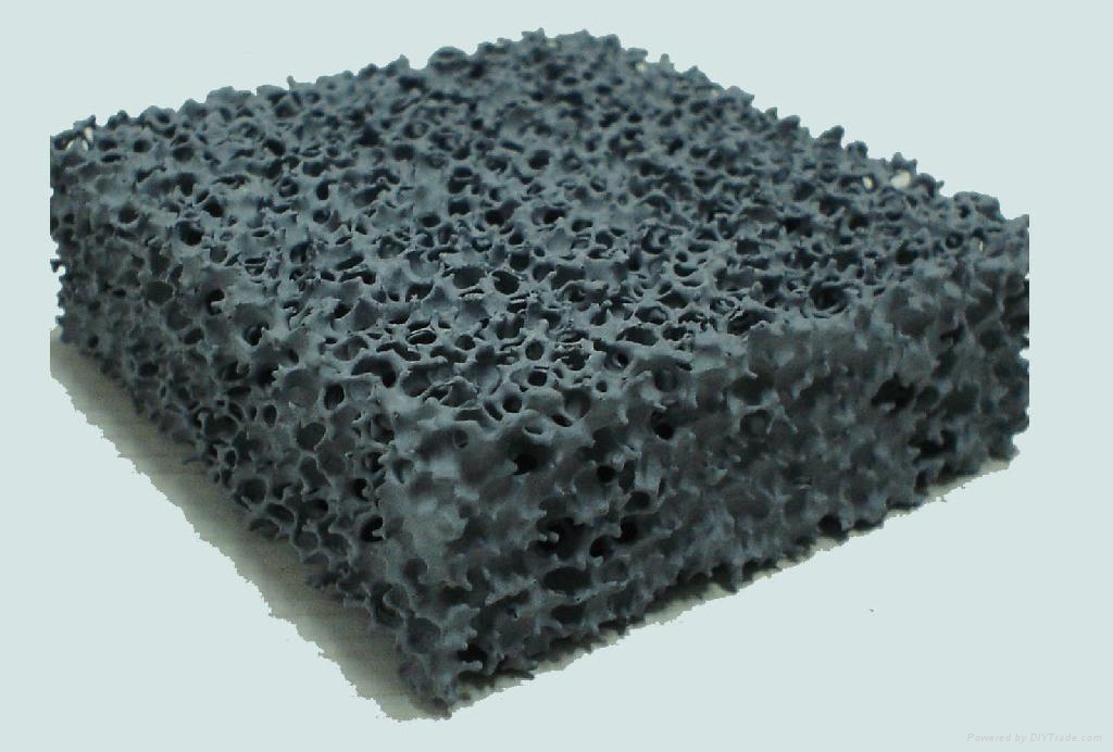 Silicon carbide ceramic foam filter CFF01 NINGXIN (China