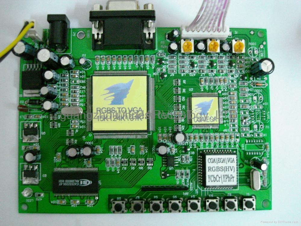 RGB TO VGA(15K-24K-31K)CONVERTER BOARD (China Manufacturer ... home made vga to rca 
