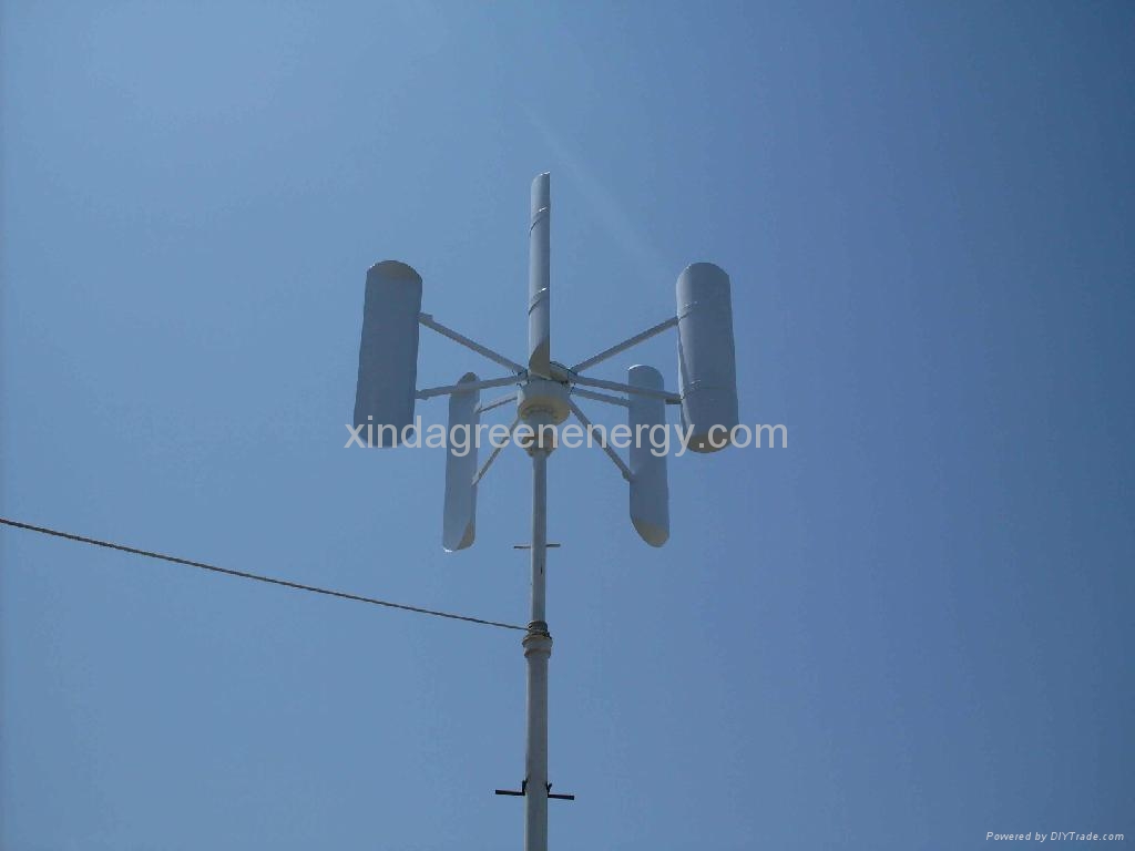 Vertical Axis Wind Permanent Magnet Turbine/Generator (VAWT 1000W) -