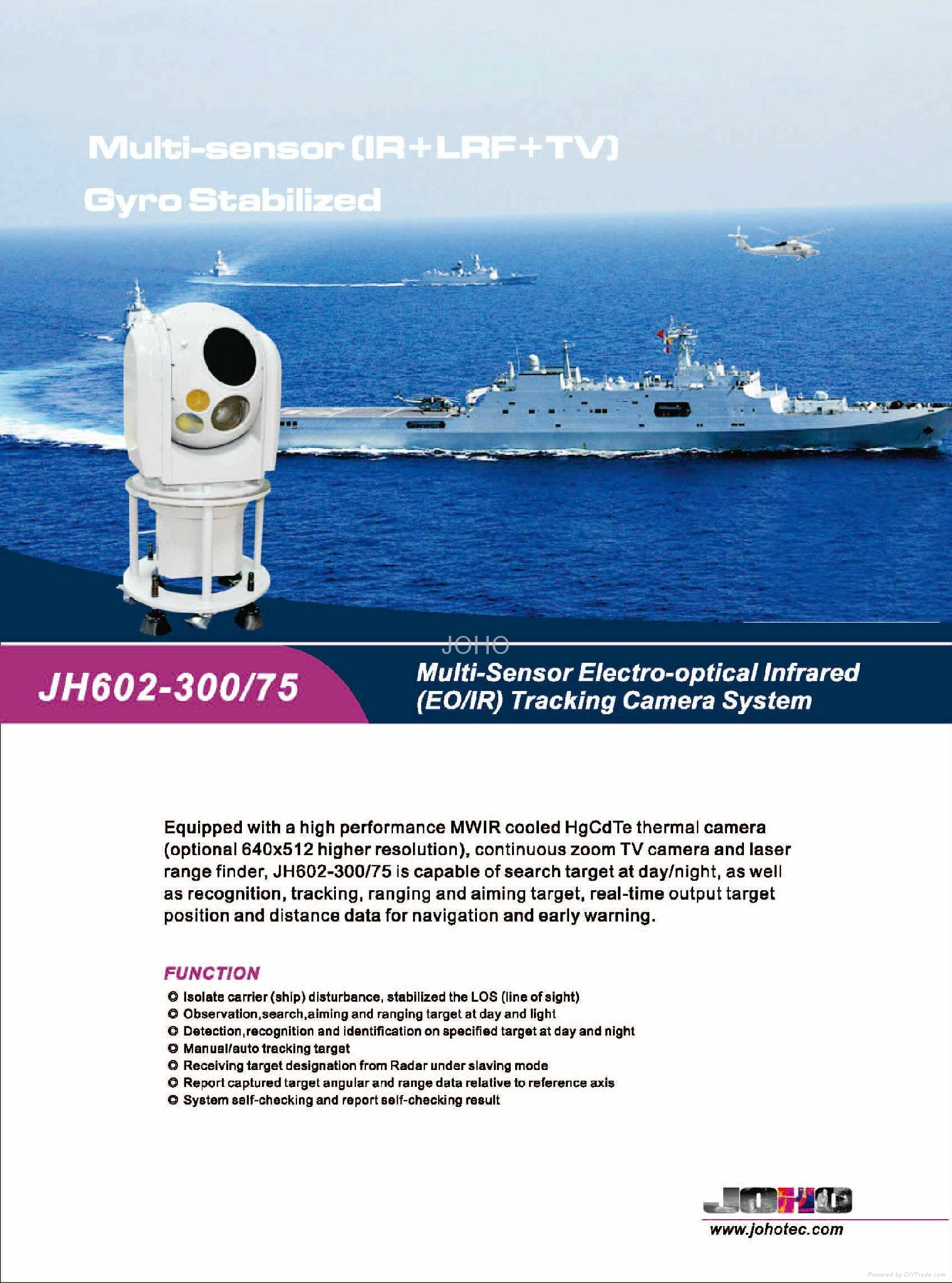 Multi Sensor Electro Optical Infrared EO/IR Tracking Turret System