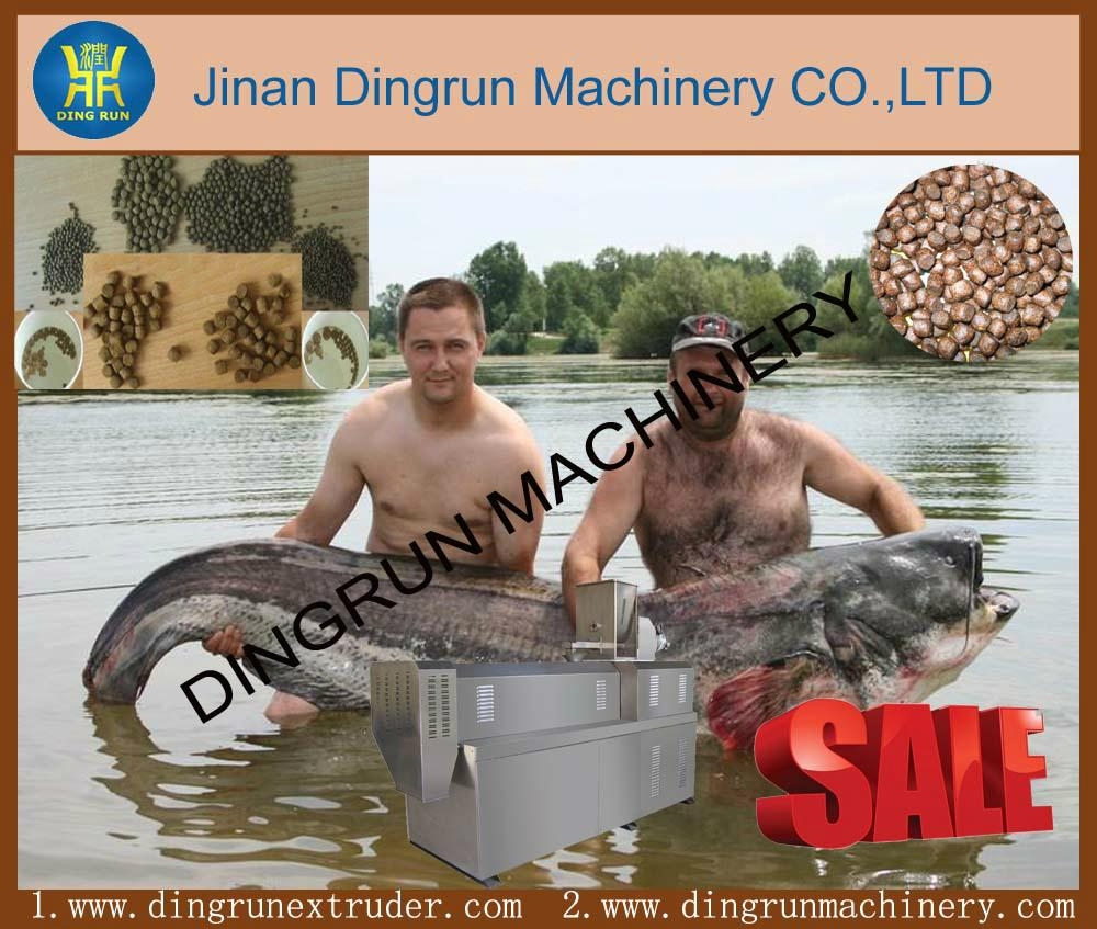catfish feed extruder/catfish food machine/catfish food processing line