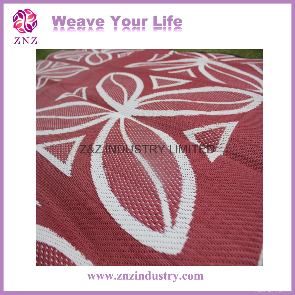 ZNZ PP Woven Beach Mat/Picnic Mat China Manufacturer Plastic Mat