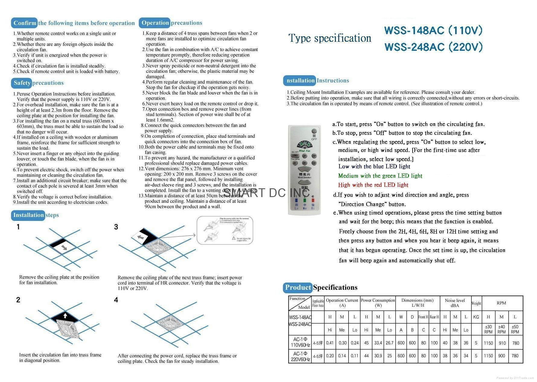 T Bar Energy Saving Ceiling Fan Turbine Design Wss 248ac Hong T Bar Energy Saving Ceiling Fan Turbine Design 2