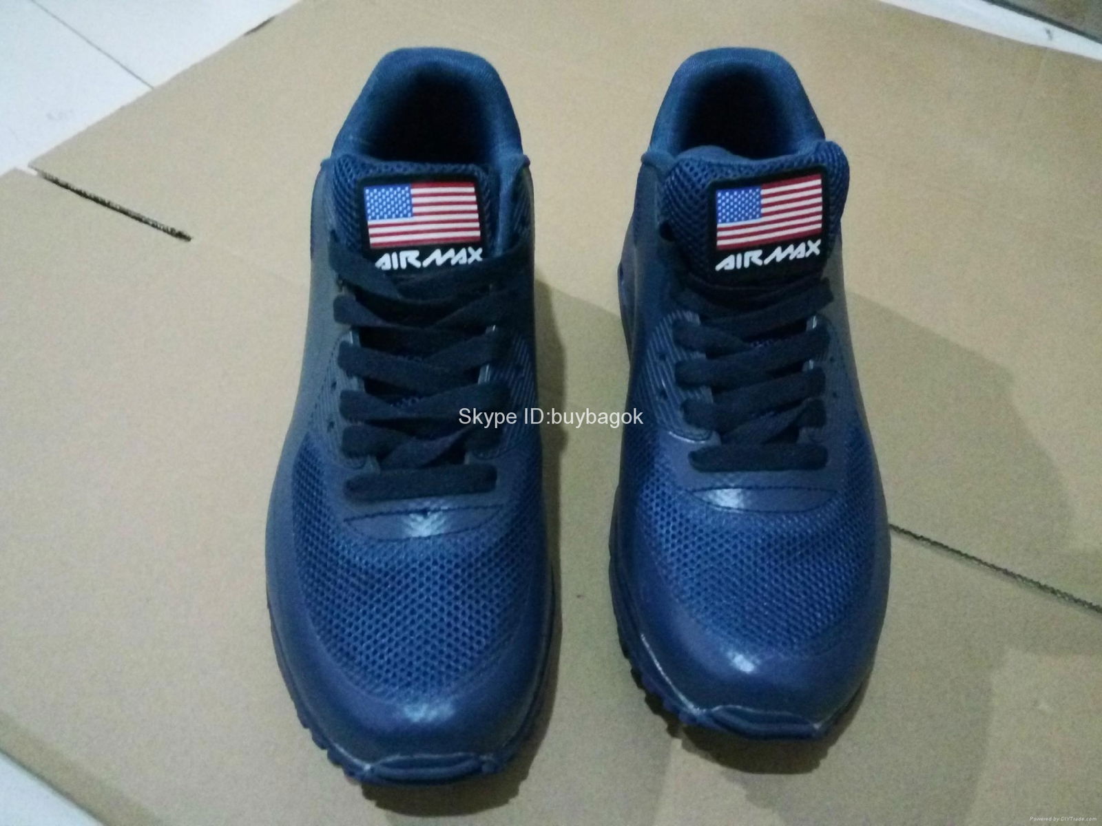 Wholesale Class Nike air max 90 HYPERFUSE USA flag nike sneakers - 36---46 (China Manufacturer ...