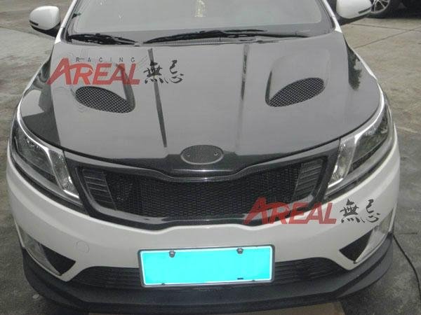 KIA K2 hood/spoiler/front grille AREAL (China