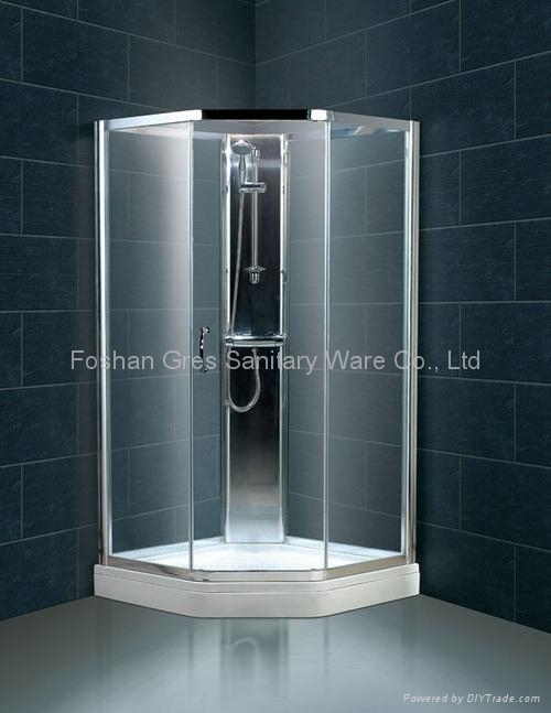 easy assembly free standing shower cubicle Click Shower MD13
