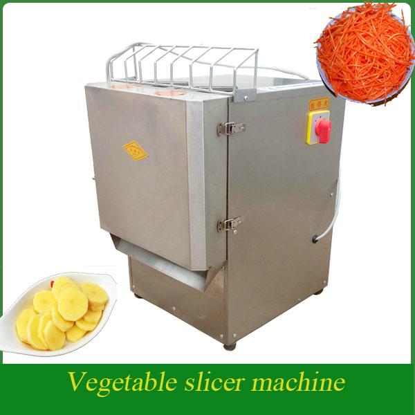 Automatic Commercial Potato Slicer Potato Shredder Vegetable Processing