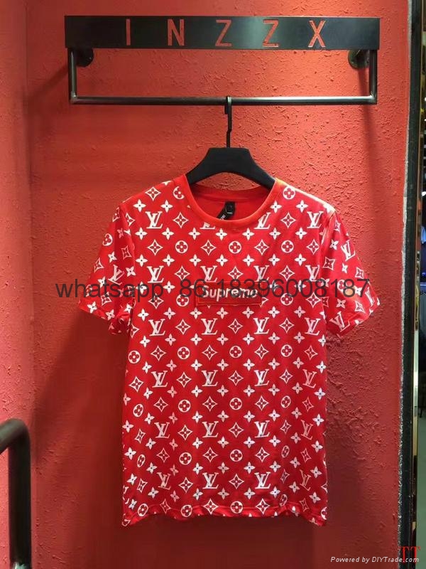 louis vuitton and supreme t shirt