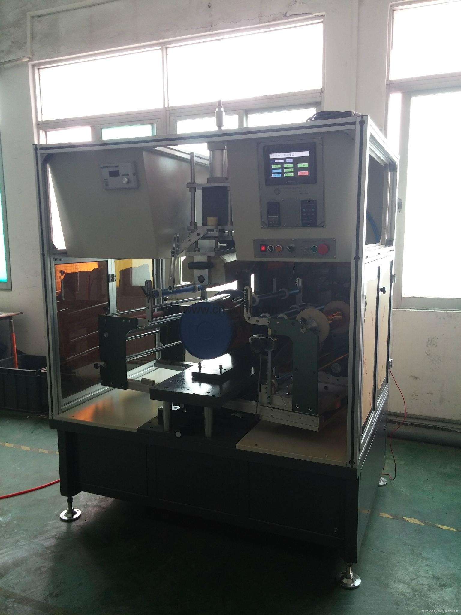 Painting bucket heat transfer printing machine with Drum fan film TH