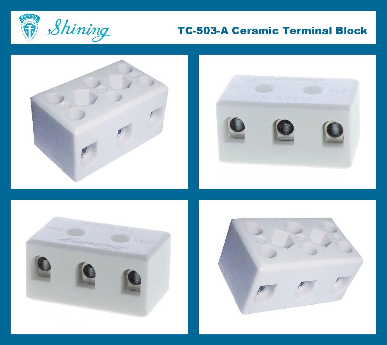 TC-503-A Ceramic Porcelain Terminal Block Connector