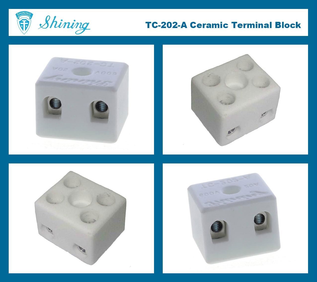 TC-202-A Ceramic Porcelain Terminal Block Connector