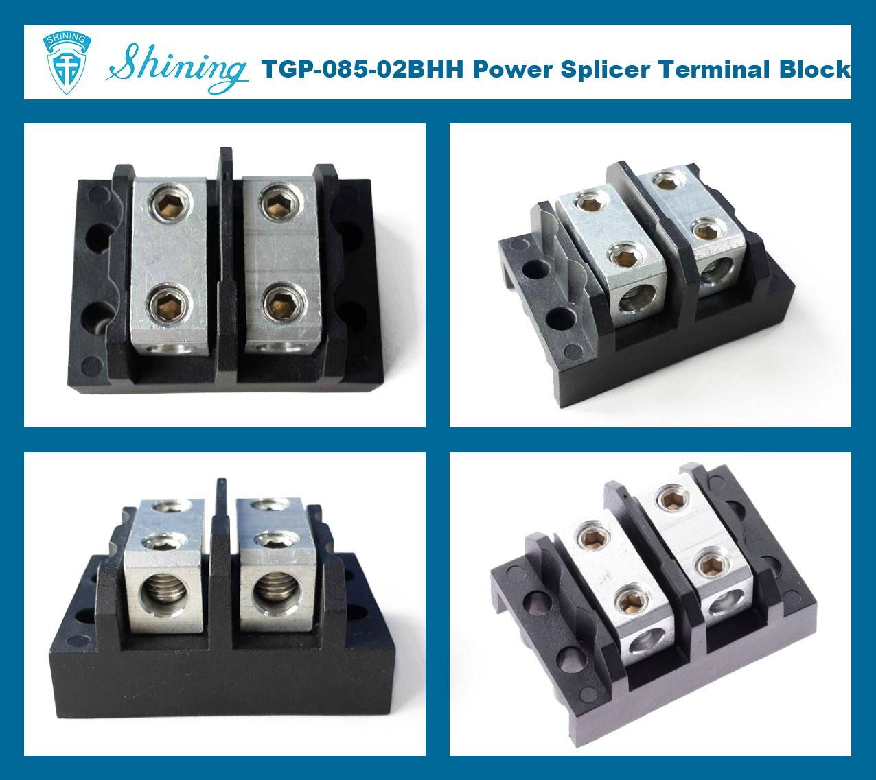 TGP-050-02JHC 600V 50A 2 Pin Power Distribution Terminal Block 