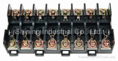 FS-018B DIN Rail Mounted 600V 10A 6x30 Glass Ferrule Fuse Base