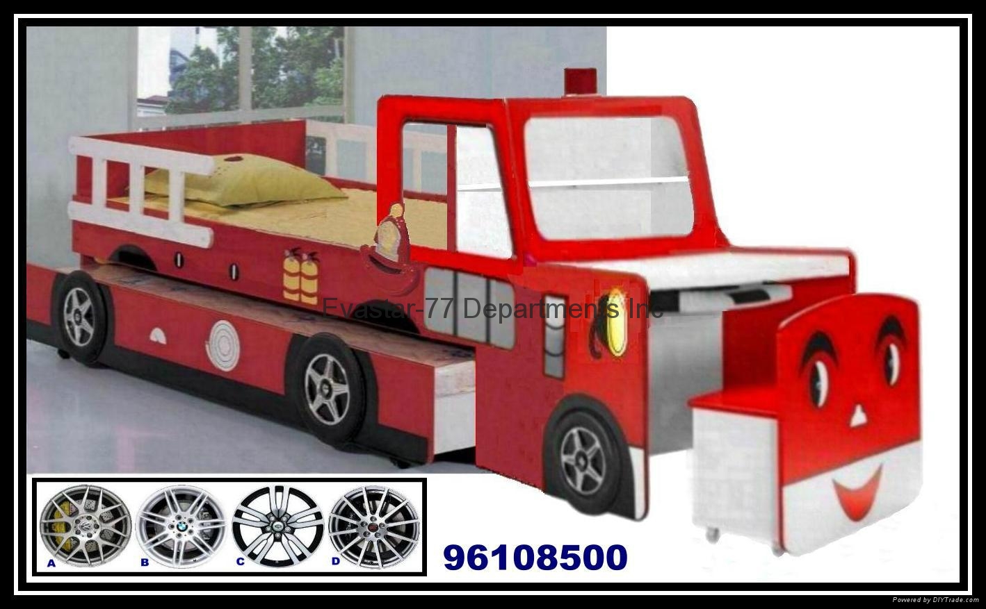 Diy Fire Truck Bunk Bed Cool Kids Ideas And Tutorials Wood Kid S Fire Engine Car Bunk Bed With Desk And Chest