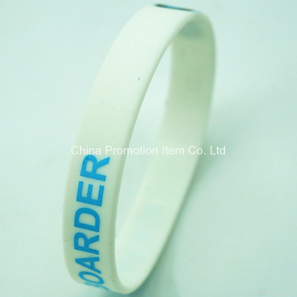 White Silicone Bracelet 38