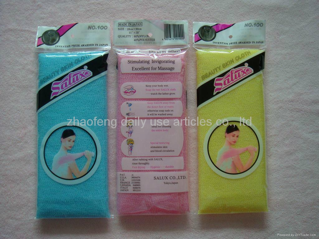 SALUX japanese exfoliating body wash cloth ZF168 salux (China