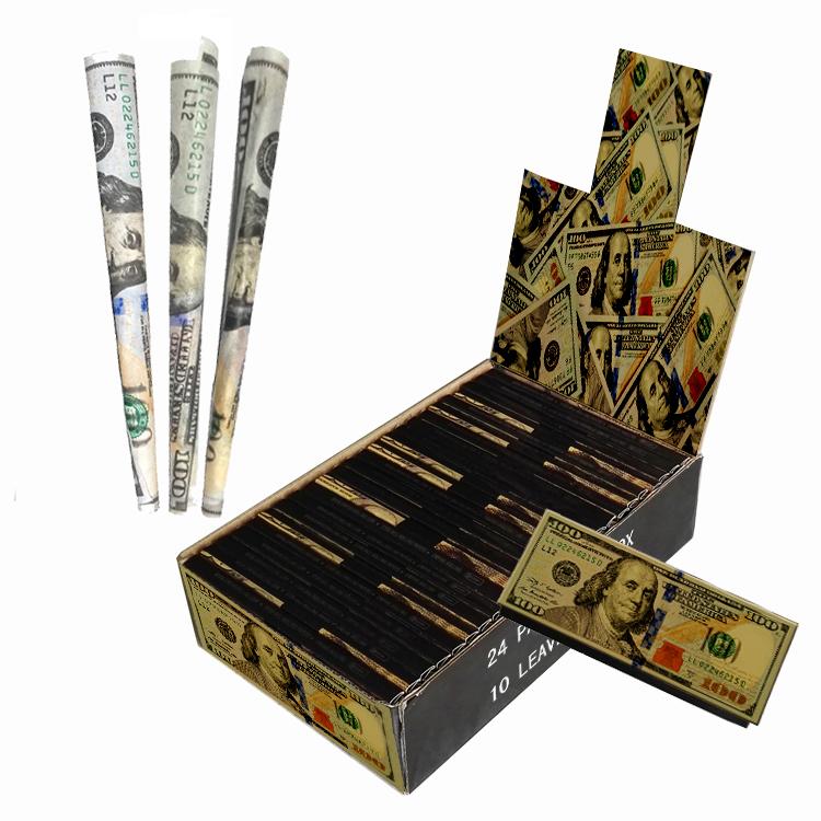 手工卷烟纸创意卷烟纸24k金色卷烟纸个性烟纸