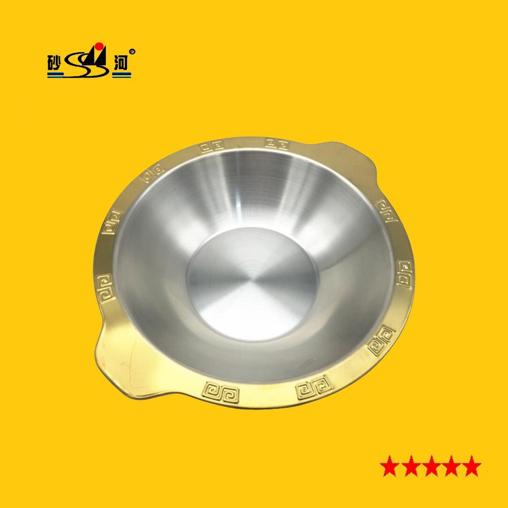 Hight Quality Cooking Stainless Steel Hot Pot With Partitions Compartment Shahe China