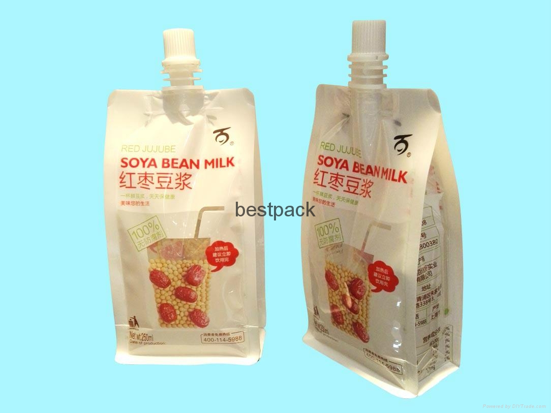 250ml八边封豆浆袋 1
