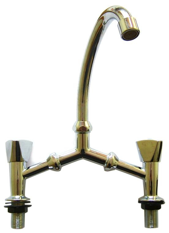 zinc alloy bridge faucet with plastic handle perpai (China