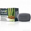 Parrot Moringa Herbal Soap with Bamboo Charcoal and Clove Deodorizing 100g.