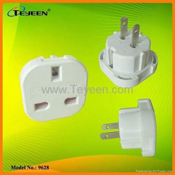 UK to US/AUS Plug Adapter (9628) TEYEEN (China Manufacturer) Socket Electronics