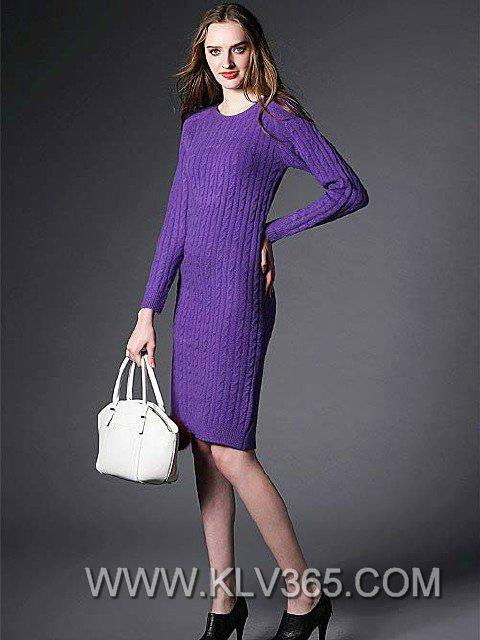 Designer Clothing China Wholesale Women Wool Long Winter Dress - 14121233 (China Trading Company ...