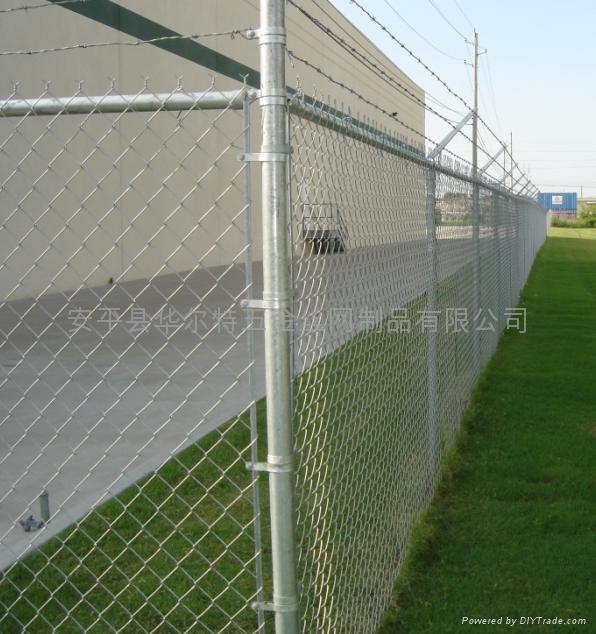 aluminium magnesium alloy chain link diamond fence factory direct sales