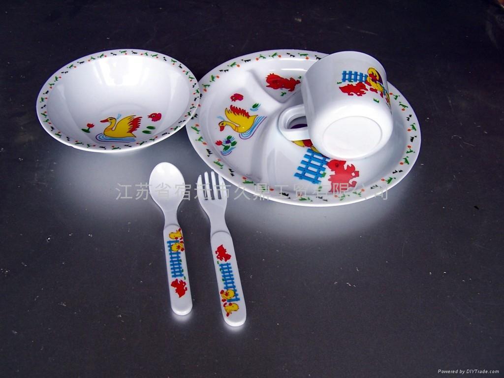 melamine baby dinner set the follow jufeng (China Manufacturer