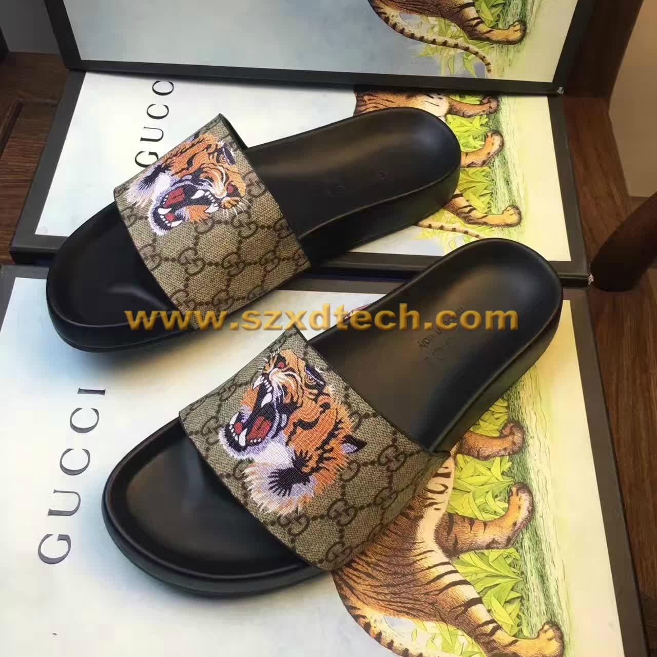 Men Gucci Sneaker Gucci Shoes Men slippers Luxury Shoe replica Gucci slippers - XD-Gucci 6 ...