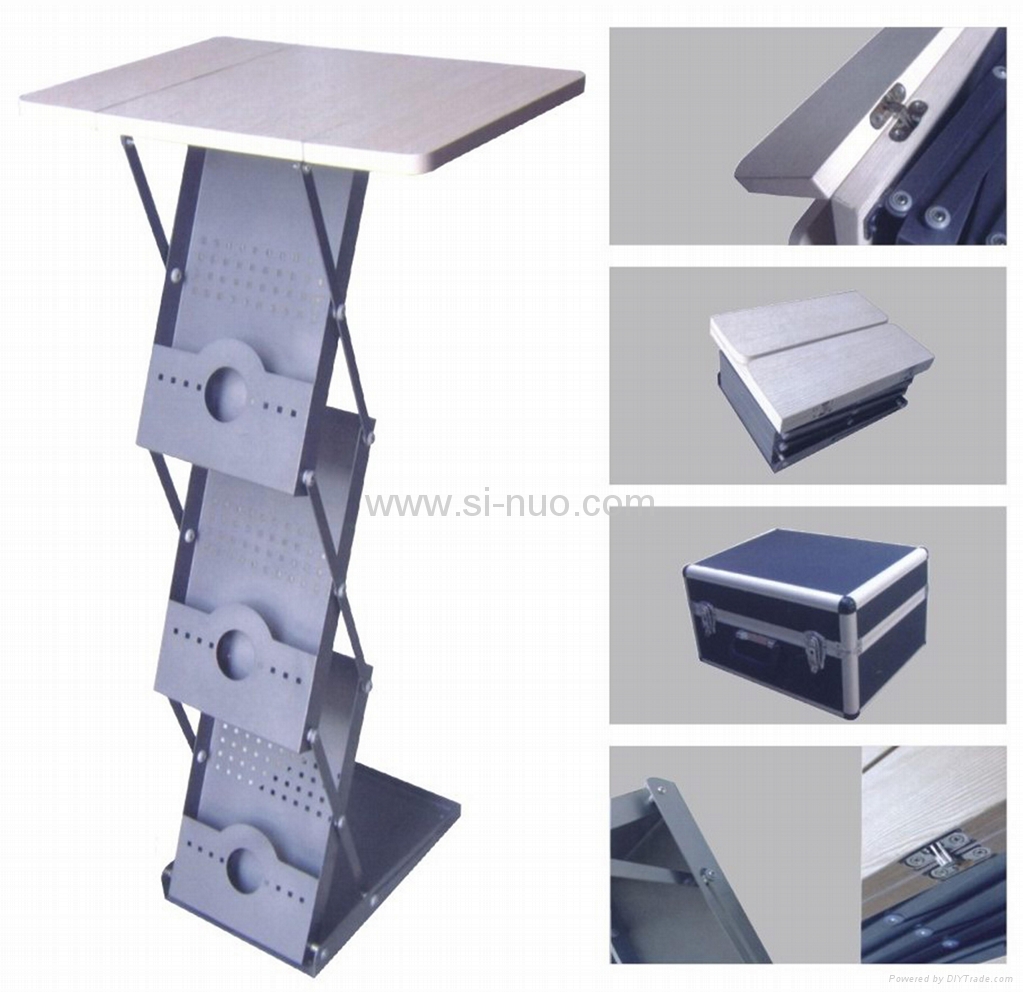 Brochure Holder With Table SNZ04 (China Manufacturer) Exhibition Convention Center