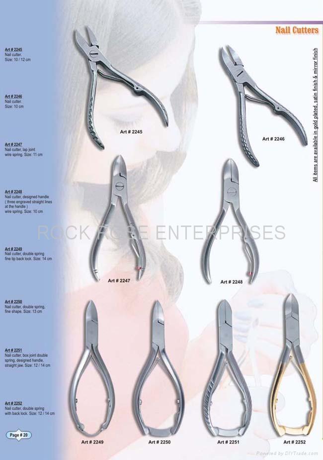 Nail Cutters & Nail Nippers RRE03 Rock (Pakistan Manufacturer