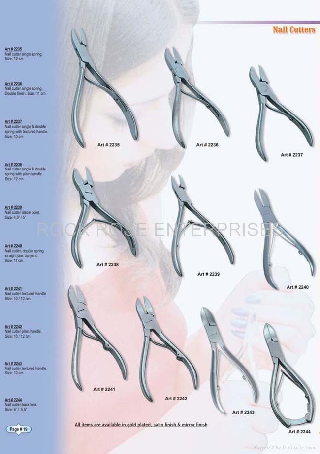 Nail Cutters & Nail Nippers RRE03 Rock (Pakistan Manufacturer