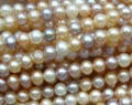 freshwater round pearl strands
