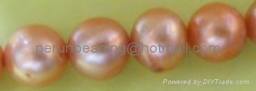 freshwater loose regular non-round pearl strands 3