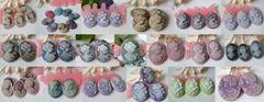 resin cameo in various colors and sizes