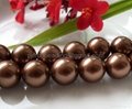 Top quality perfect round mother-of-pearl shell pearl jewelry 4