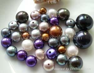 AAA freshwater button pearl 5