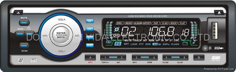 One Din DVD with USB.SD player
