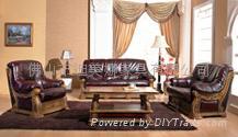 European Style Leather Sofa