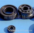 Hybrid construction ceramic ball bearing