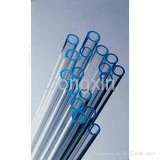 UV-stop quartz glass tube