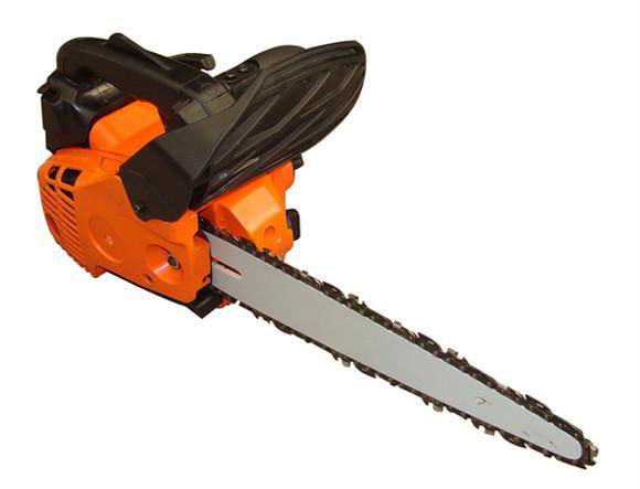 gasoline chain saw-air-cooled, two-stroke, single cylinder