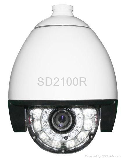 Outdoor IR high speed dome camera, support 18x,26,x36x,35x optical zoom