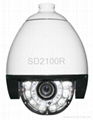 Outdoor IR high speed dome camera,