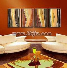 Art Deco oil painting