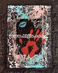 Pop art on canvas modern painting 