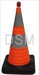 LED collapsible traffic cone DSM-R751