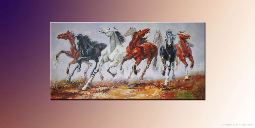 Impressionist  Horse Painting